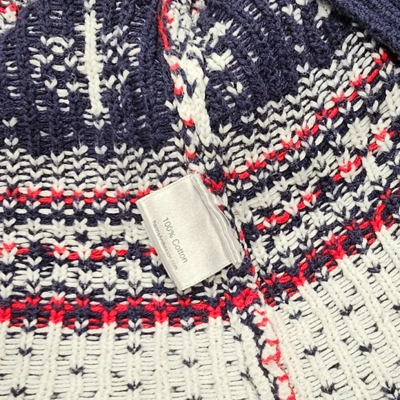 Hanna Andersson Womens  Winter Snowflake Knit Cardigan Size Small - Picture 9 of 9